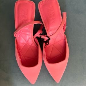 Zara pink sling back heels, make me an offer